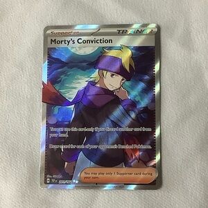 Morty's Conviction Trainer Card